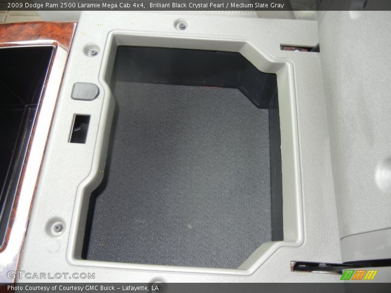 Brilliant Black Crystal Pearl / Medium Slate Gray 2009 Dodge Ram 2500 Laramie Mega Cab 4x4