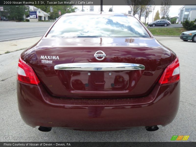 Tuscan Sun Metallic / Caffe Latte 2009 Nissan Maxima 3.5 SV