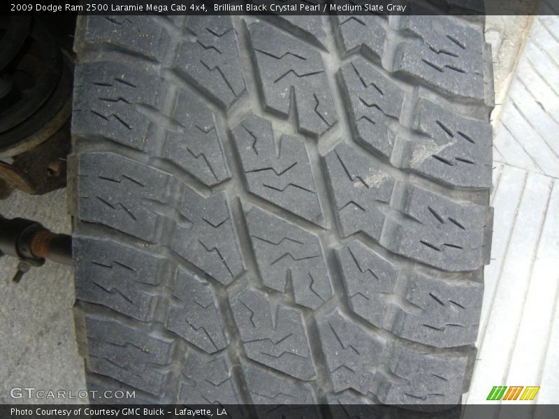 Brilliant Black Crystal Pearl / Medium Slate Gray 2009 Dodge Ram 2500 Laramie Mega Cab 4x4