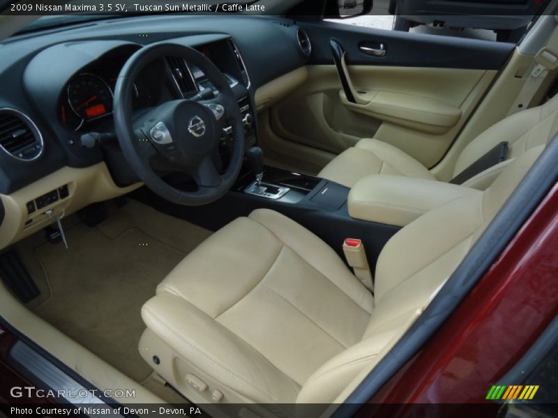 Tuscan Sun Metallic / Caffe Latte 2009 Nissan Maxima 3.5 SV