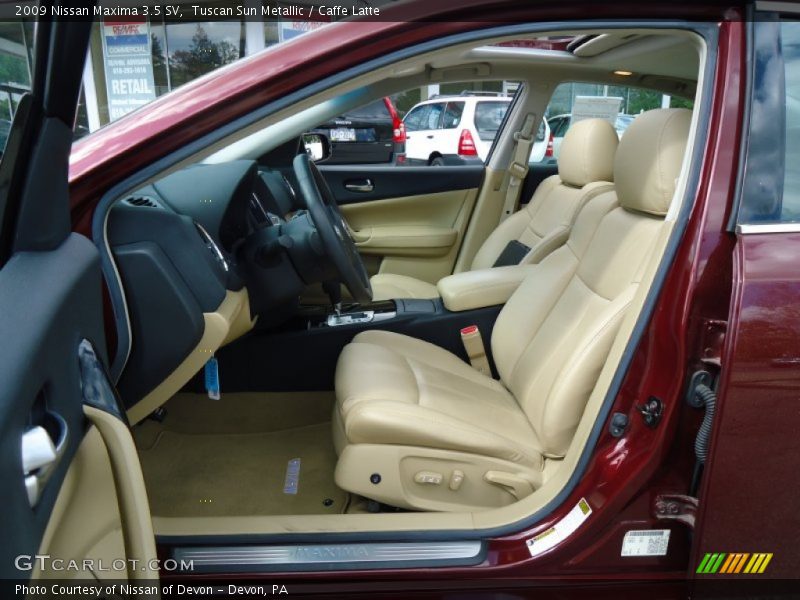 Tuscan Sun Metallic / Caffe Latte 2009 Nissan Maxima 3.5 SV