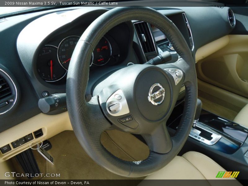 Tuscan Sun Metallic / Caffe Latte 2009 Nissan Maxima 3.5 SV