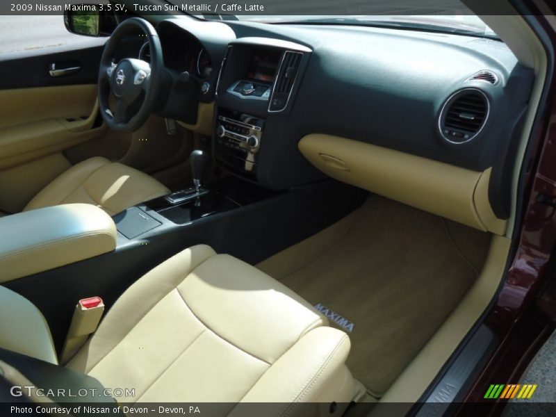 Tuscan Sun Metallic / Caffe Latte 2009 Nissan Maxima 3.5 SV