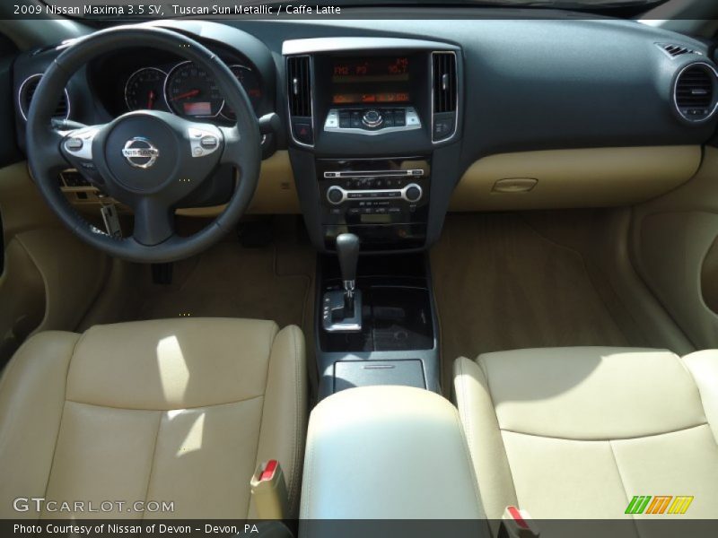 Tuscan Sun Metallic / Caffe Latte 2009 Nissan Maxima 3.5 SV
