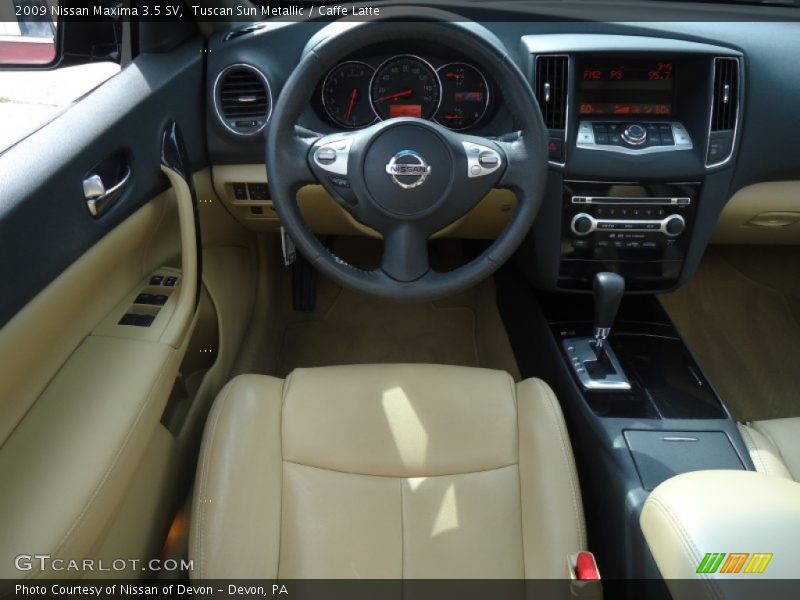 Tuscan Sun Metallic / Caffe Latte 2009 Nissan Maxima 3.5 SV
