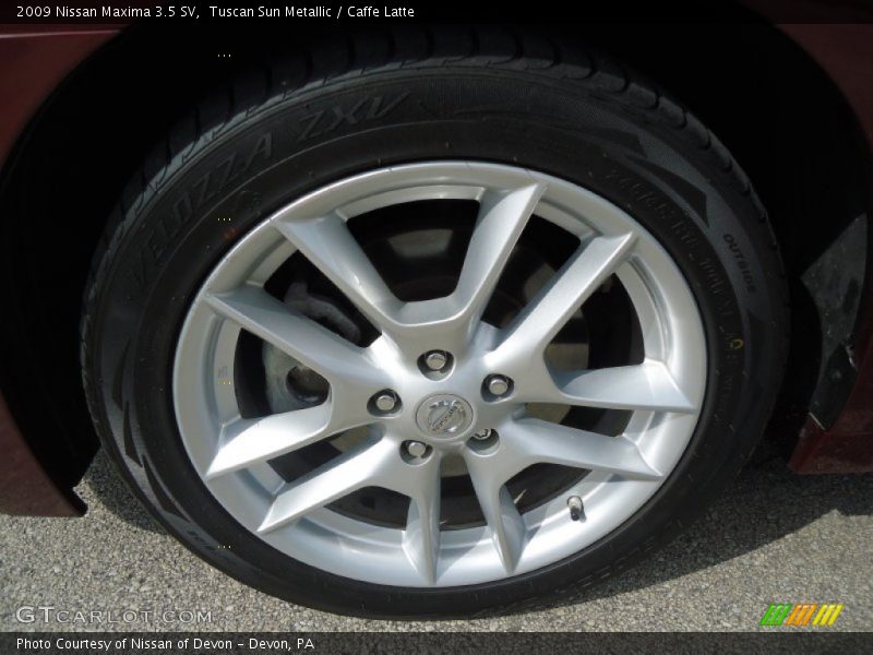 Tuscan Sun Metallic / Caffe Latte 2009 Nissan Maxima 3.5 SV