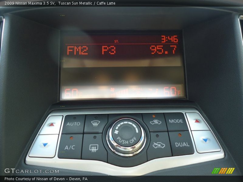 Tuscan Sun Metallic / Caffe Latte 2009 Nissan Maxima 3.5 SV