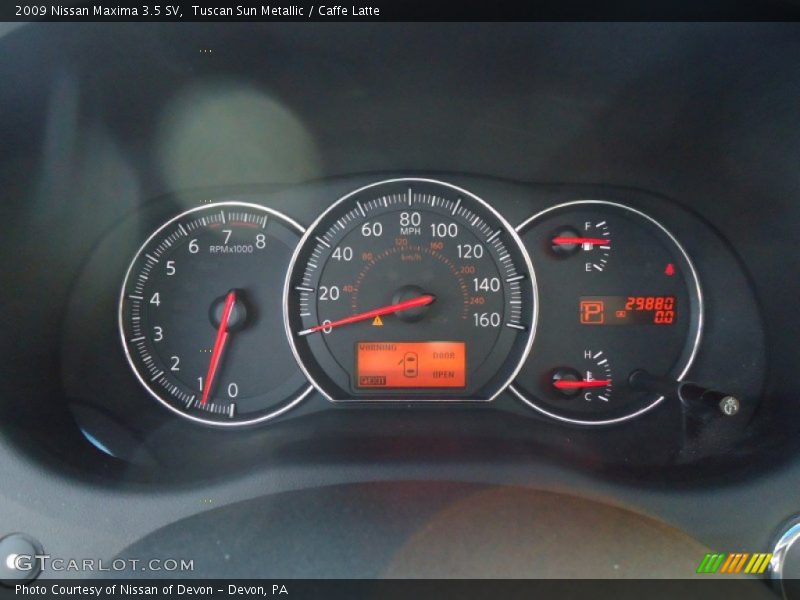 Tuscan Sun Metallic / Caffe Latte 2009 Nissan Maxima 3.5 SV