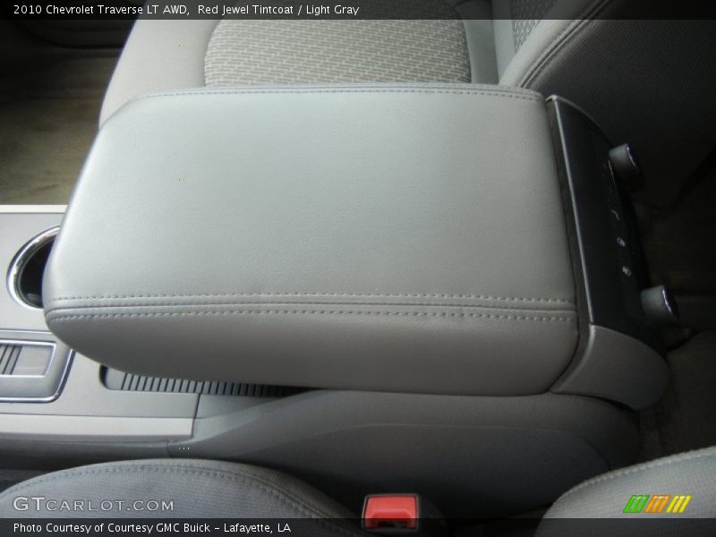 Red Jewel Tintcoat / Light Gray 2010 Chevrolet Traverse LT AWD