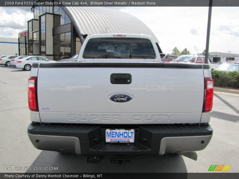 Brilliant Silver Metallic / Medium Stone 2009 Ford F350 Super Duty FX4 Crew Cab 4x4
