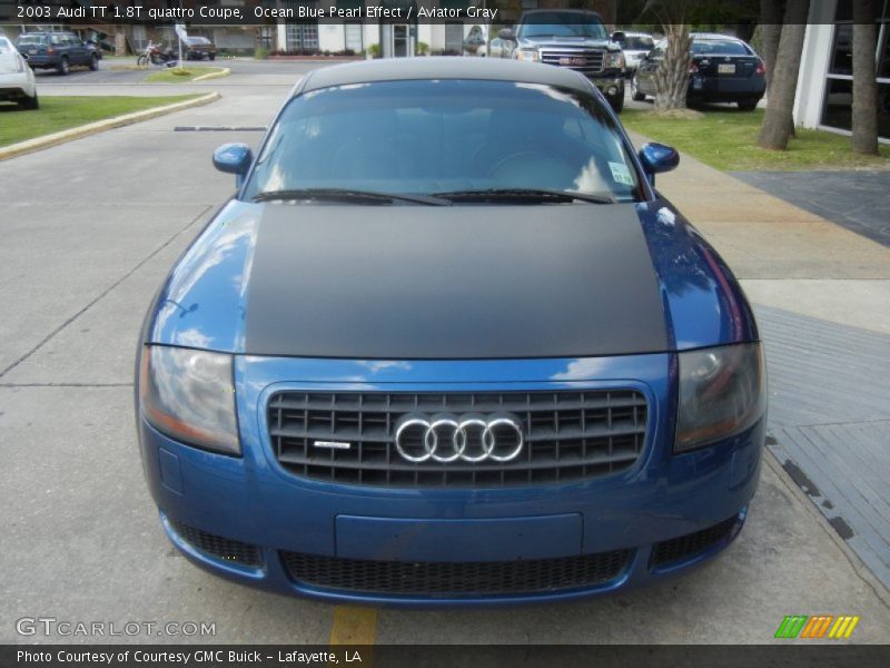 Ocean Blue Pearl Effect / Aviator Gray 2003 Audi TT 1.8T quattro Coupe