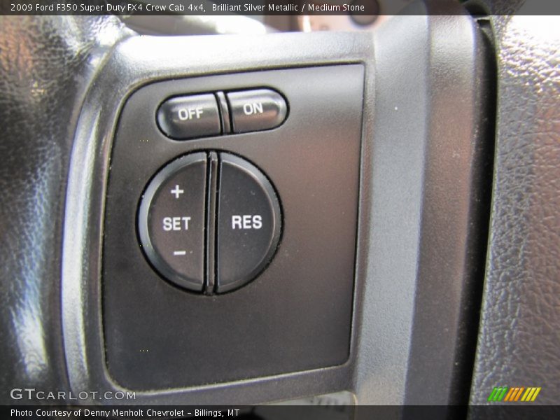 Brilliant Silver Metallic / Medium Stone 2009 Ford F350 Super Duty FX4 Crew Cab 4x4