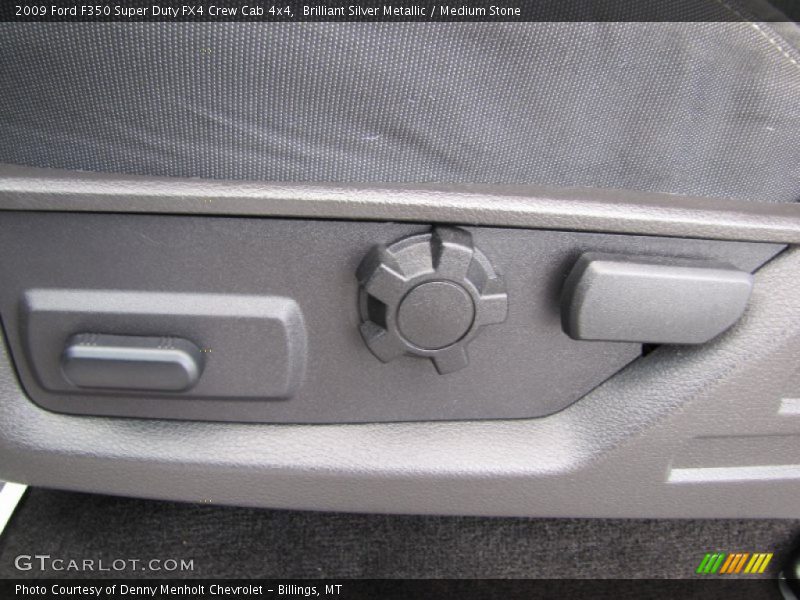Brilliant Silver Metallic / Medium Stone 2009 Ford F350 Super Duty FX4 Crew Cab 4x4