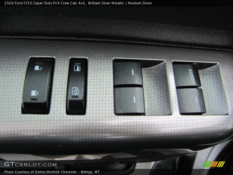Brilliant Silver Metallic / Medium Stone 2009 Ford F350 Super Duty FX4 Crew Cab 4x4