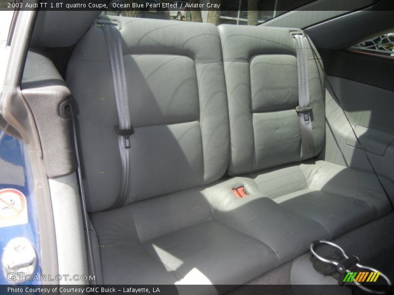 Ocean Blue Pearl Effect / Aviator Gray 2003 Audi TT 1.8T quattro Coupe