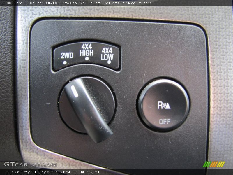 Brilliant Silver Metallic / Medium Stone 2009 Ford F350 Super Duty FX4 Crew Cab 4x4
