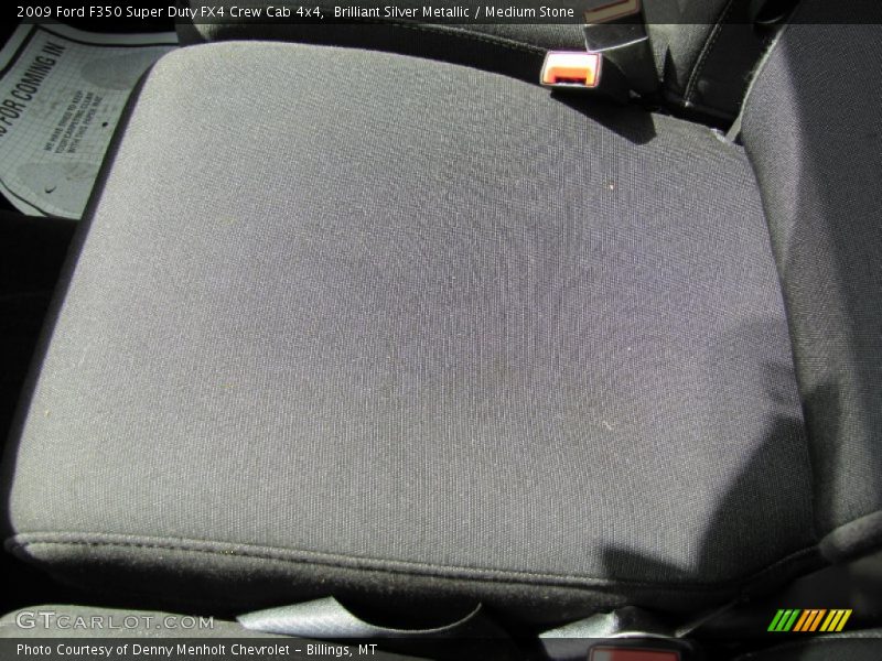 Brilliant Silver Metallic / Medium Stone 2009 Ford F350 Super Duty FX4 Crew Cab 4x4