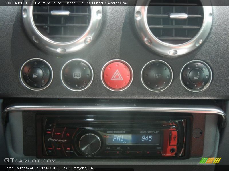 Ocean Blue Pearl Effect / Aviator Gray 2003 Audi TT 1.8T quattro Coupe