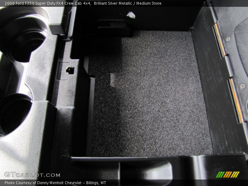 Brilliant Silver Metallic / Medium Stone 2009 Ford F350 Super Duty FX4 Crew Cab 4x4