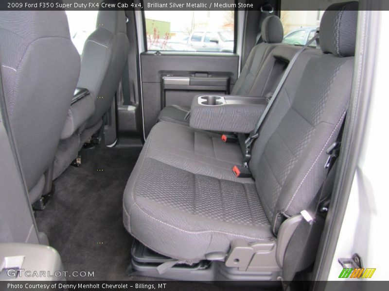 Brilliant Silver Metallic / Medium Stone 2009 Ford F350 Super Duty FX4 Crew Cab 4x4