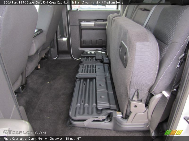 Brilliant Silver Metallic / Medium Stone 2009 Ford F350 Super Duty FX4 Crew Cab 4x4