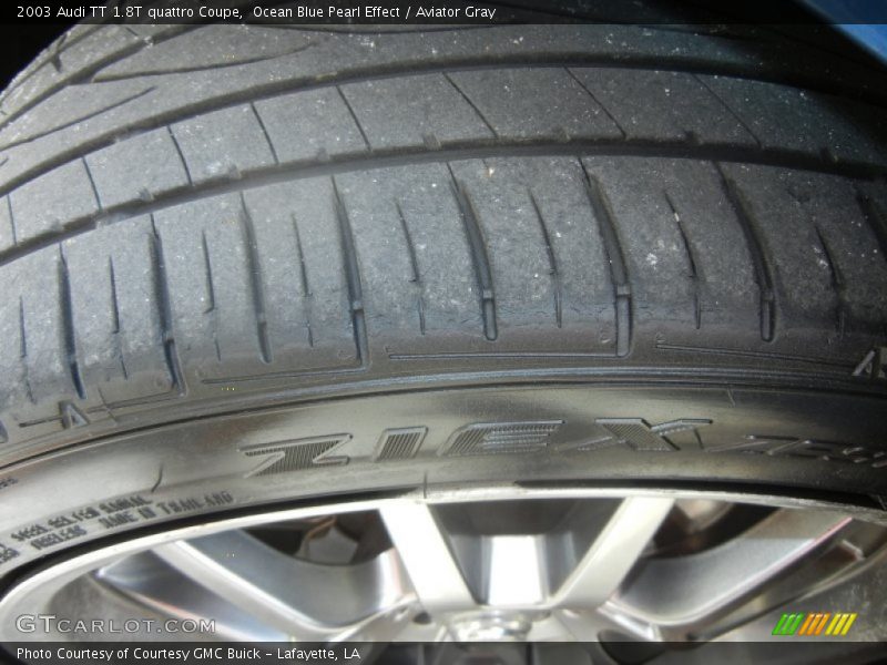 Ocean Blue Pearl Effect / Aviator Gray 2003 Audi TT 1.8T quattro Coupe