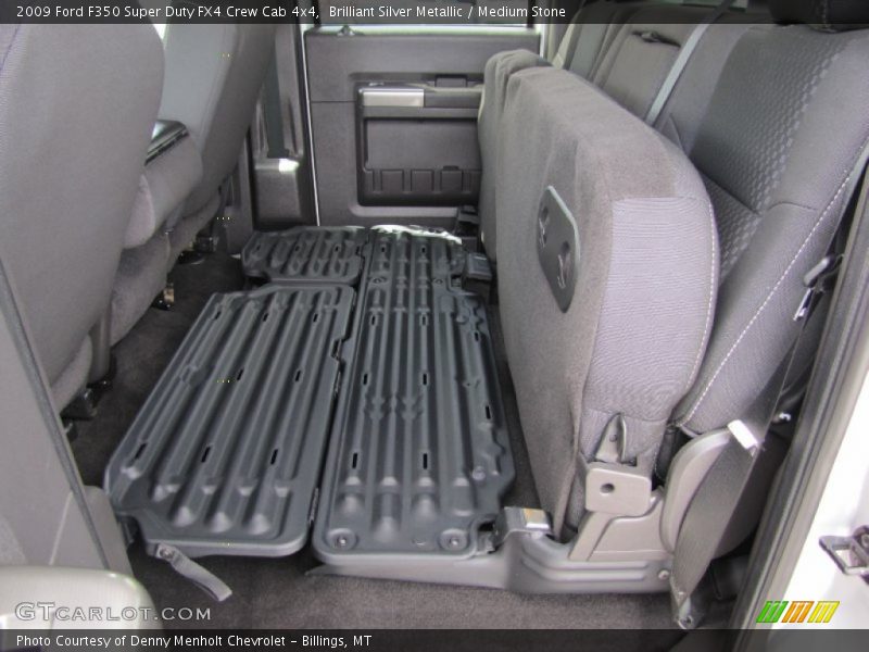 Brilliant Silver Metallic / Medium Stone 2009 Ford F350 Super Duty FX4 Crew Cab 4x4