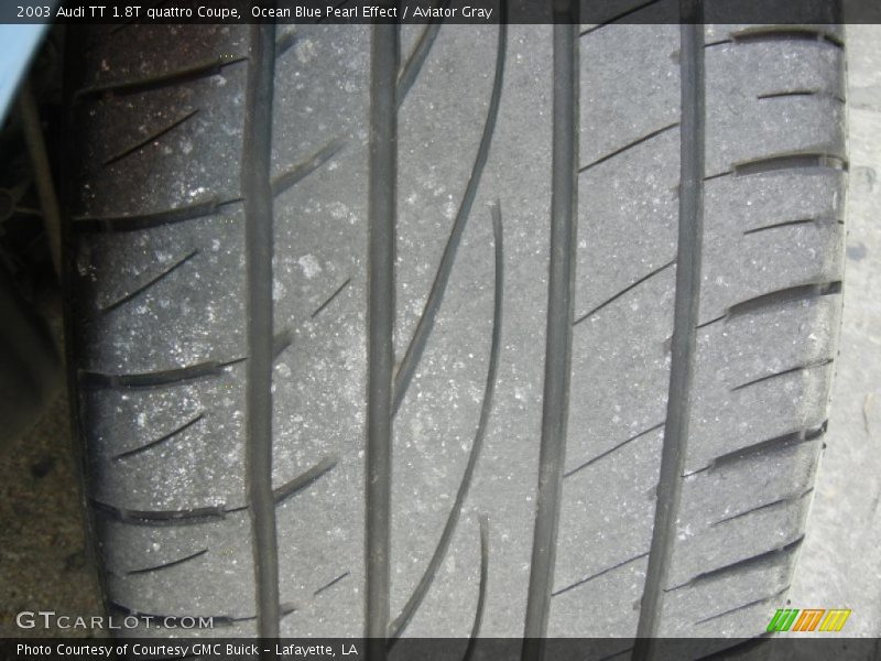 Ocean Blue Pearl Effect / Aviator Gray 2003 Audi TT 1.8T quattro Coupe