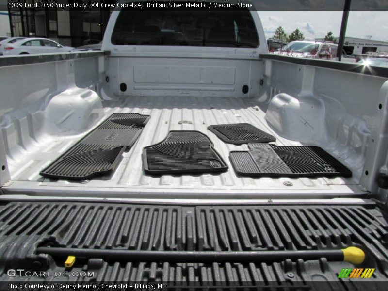 Brilliant Silver Metallic / Medium Stone 2009 Ford F350 Super Duty FX4 Crew Cab 4x4