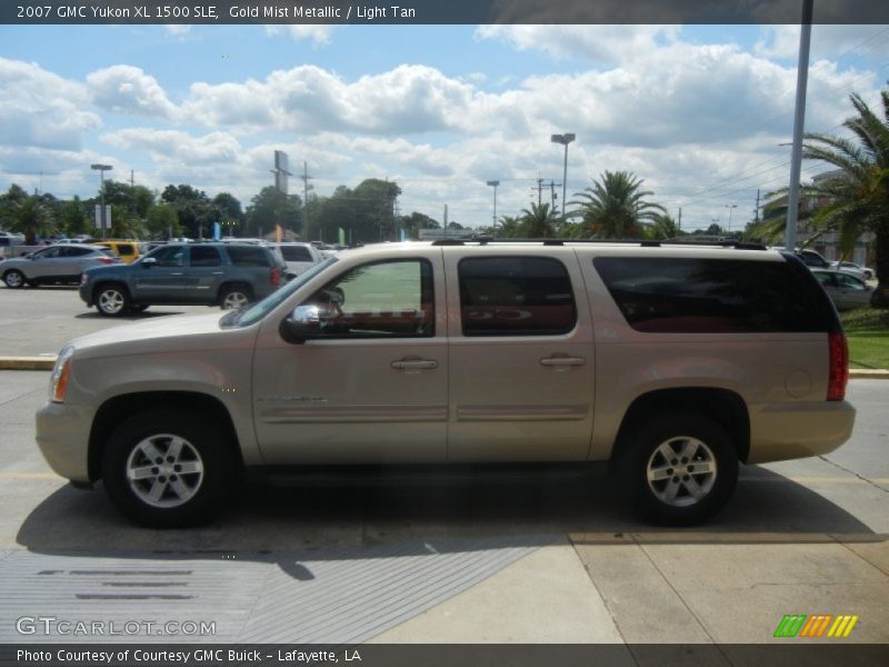 Gold Mist Metallic / Light Tan 2007 GMC Yukon XL 1500 SLE