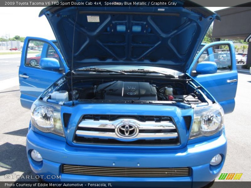 Speedway Blue Metallic / Graphite Gray 2009 Toyota Tacoma V6 TRD Sport Double Cab 4x4