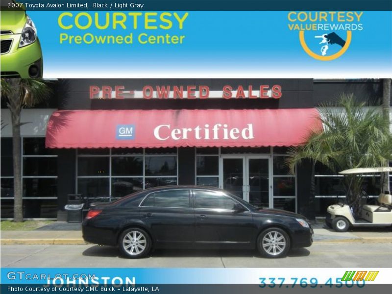 Black / Light Gray 2007 Toyota Avalon Limited