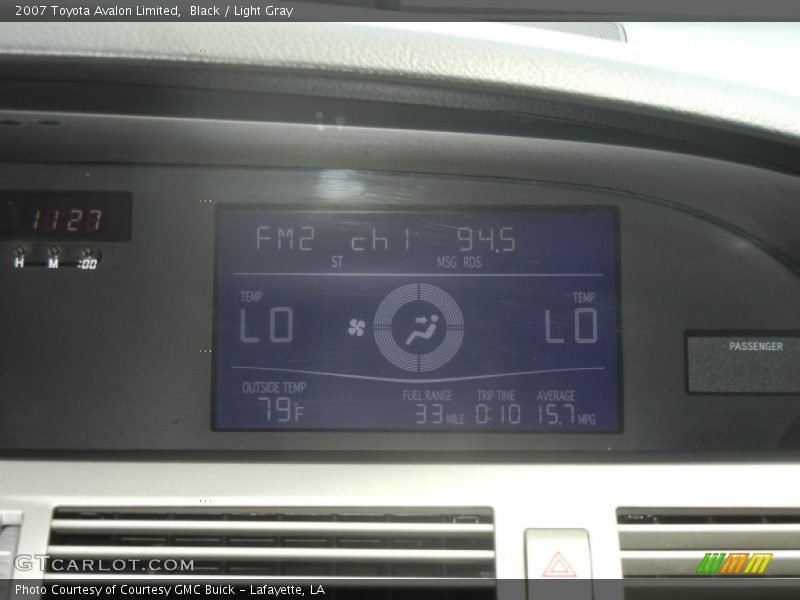 Black / Light Gray 2007 Toyota Avalon Limited