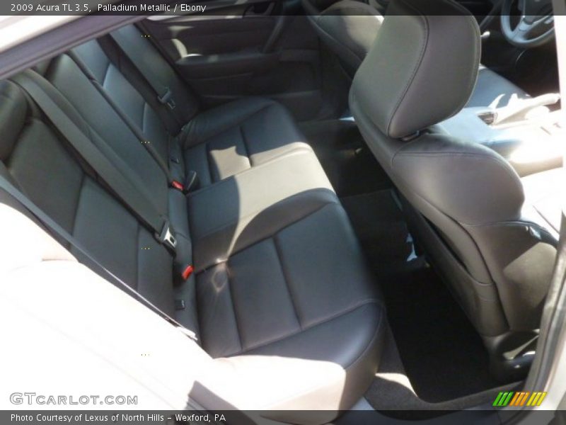 Palladium Metallic / Ebony 2009 Acura TL 3.5