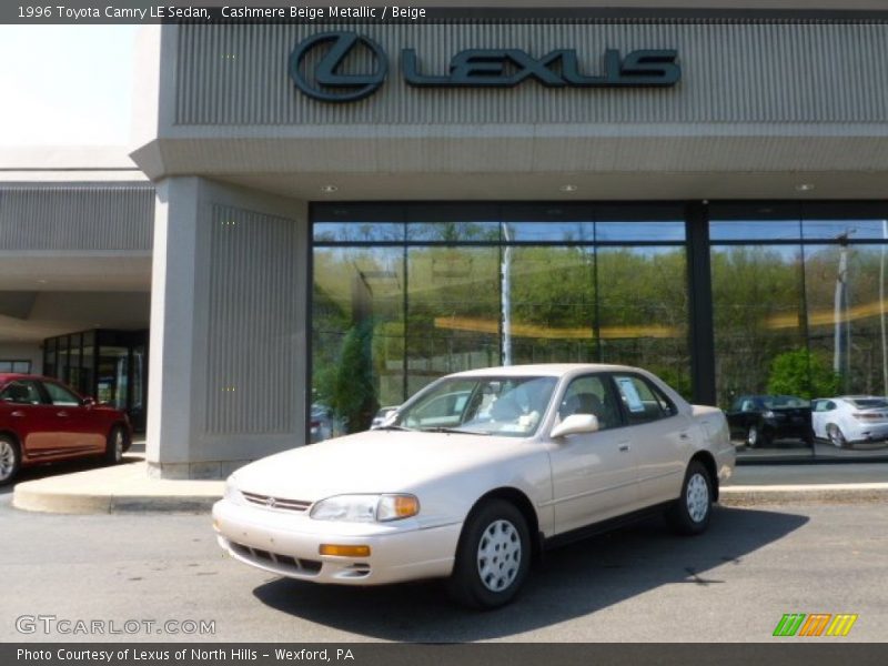 Cashmere Beige Metallic / Beige 1996 Toyota Camry LE Sedan