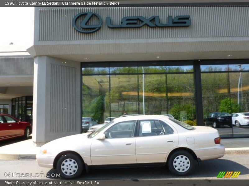 Cashmere Beige Metallic / Beige 1996 Toyota Camry LE Sedan