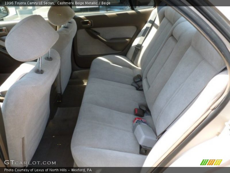 Cashmere Beige Metallic / Beige 1996 Toyota Camry LE Sedan