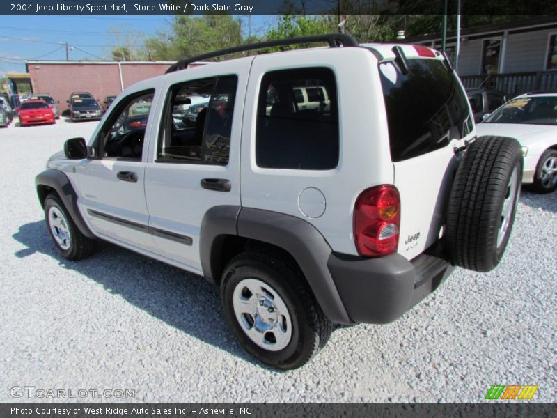 Stone White / Dark Slate Gray 2004 Jeep Liberty Sport 4x4
