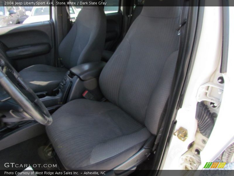 Stone White / Dark Slate Gray 2004 Jeep Liberty Sport 4x4