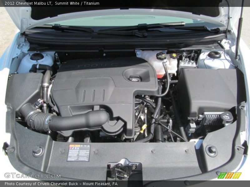 Summit White / Titanium 2012 Chevrolet Malibu LT