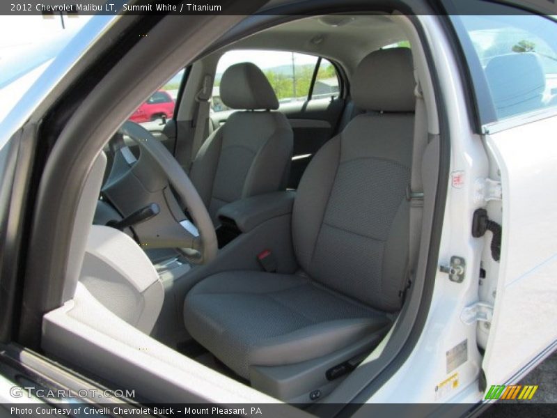 Summit White / Titanium 2012 Chevrolet Malibu LT