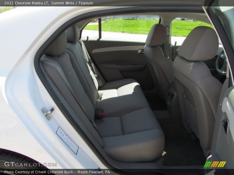 Summit White / Titanium 2012 Chevrolet Malibu LT