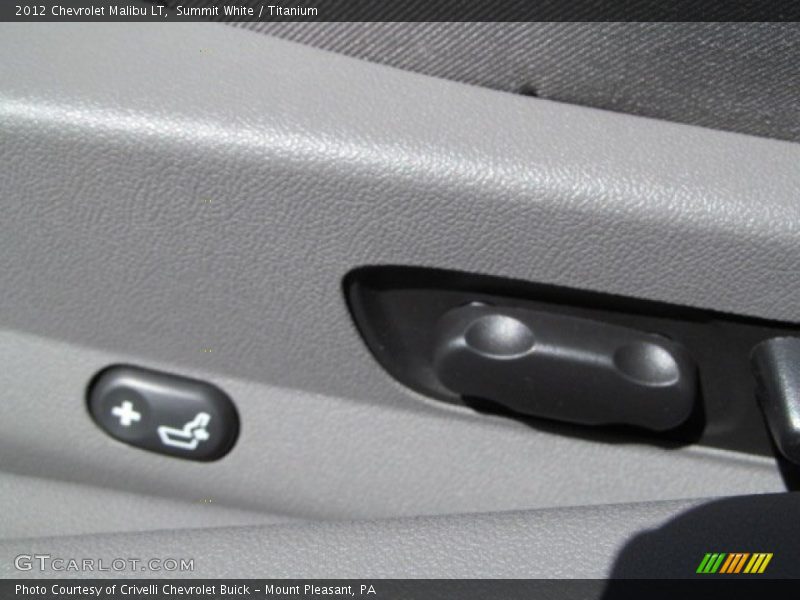 Summit White / Titanium 2012 Chevrolet Malibu LT