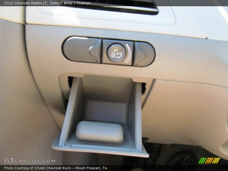 Summit White / Titanium 2012 Chevrolet Malibu LT