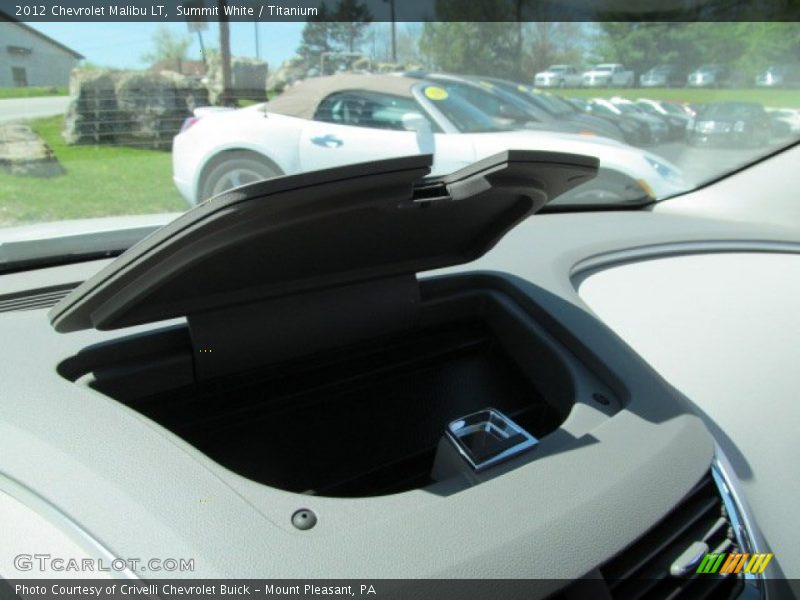 Summit White / Titanium 2012 Chevrolet Malibu LT