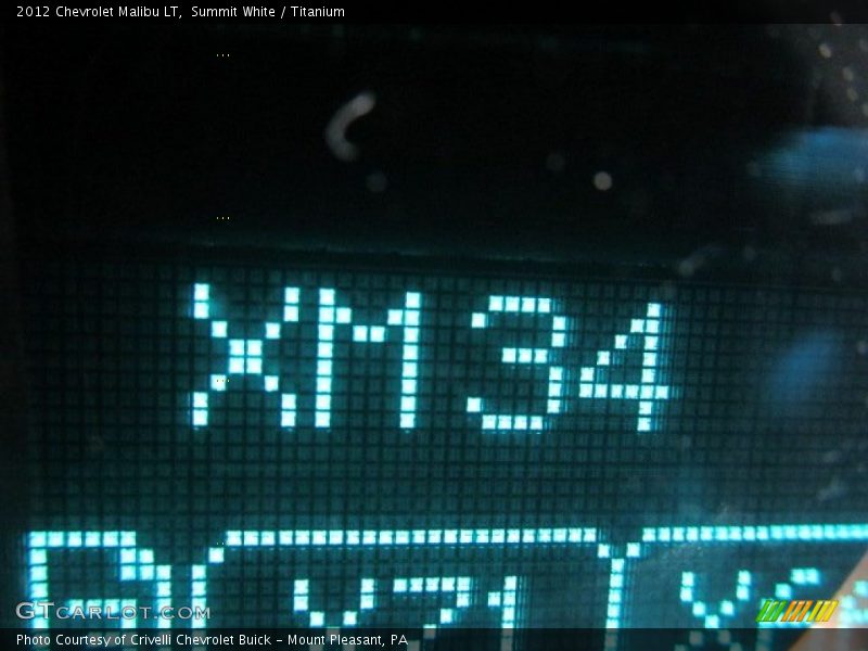 Summit White / Titanium 2012 Chevrolet Malibu LT