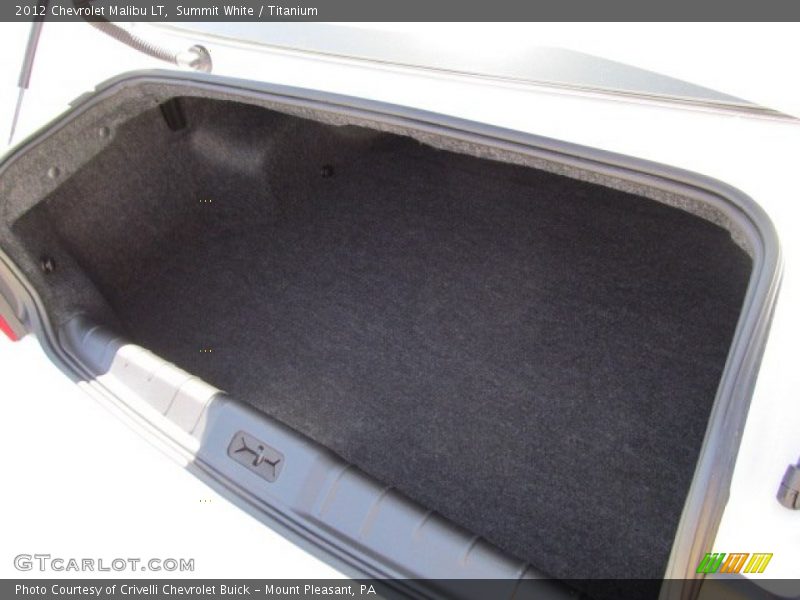 Summit White / Titanium 2012 Chevrolet Malibu LT