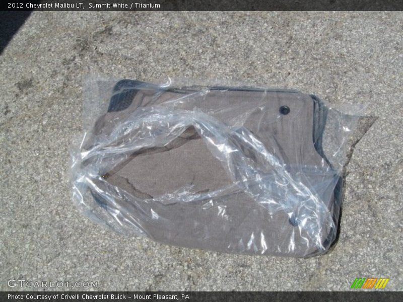 Summit White / Titanium 2012 Chevrolet Malibu LT
