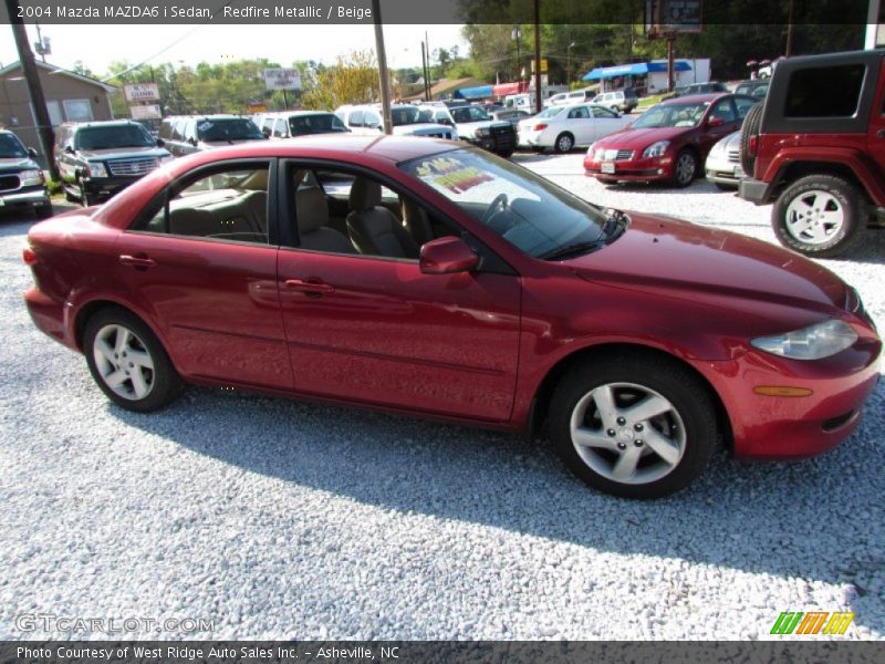 Redfire Metallic / Beige 2004 Mazda MAZDA6 i Sedan