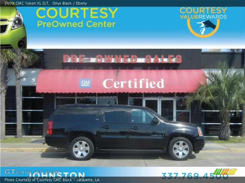 Onyx Black / Ebony 2009 GMC Yukon XL SLT